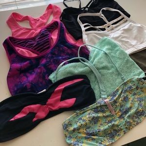 HUGE Sports Bra/Bralette Bundle! (Size s/m)